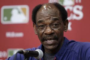 Ron Washington, soon to become 5th winningest African-American Manager in MLB.